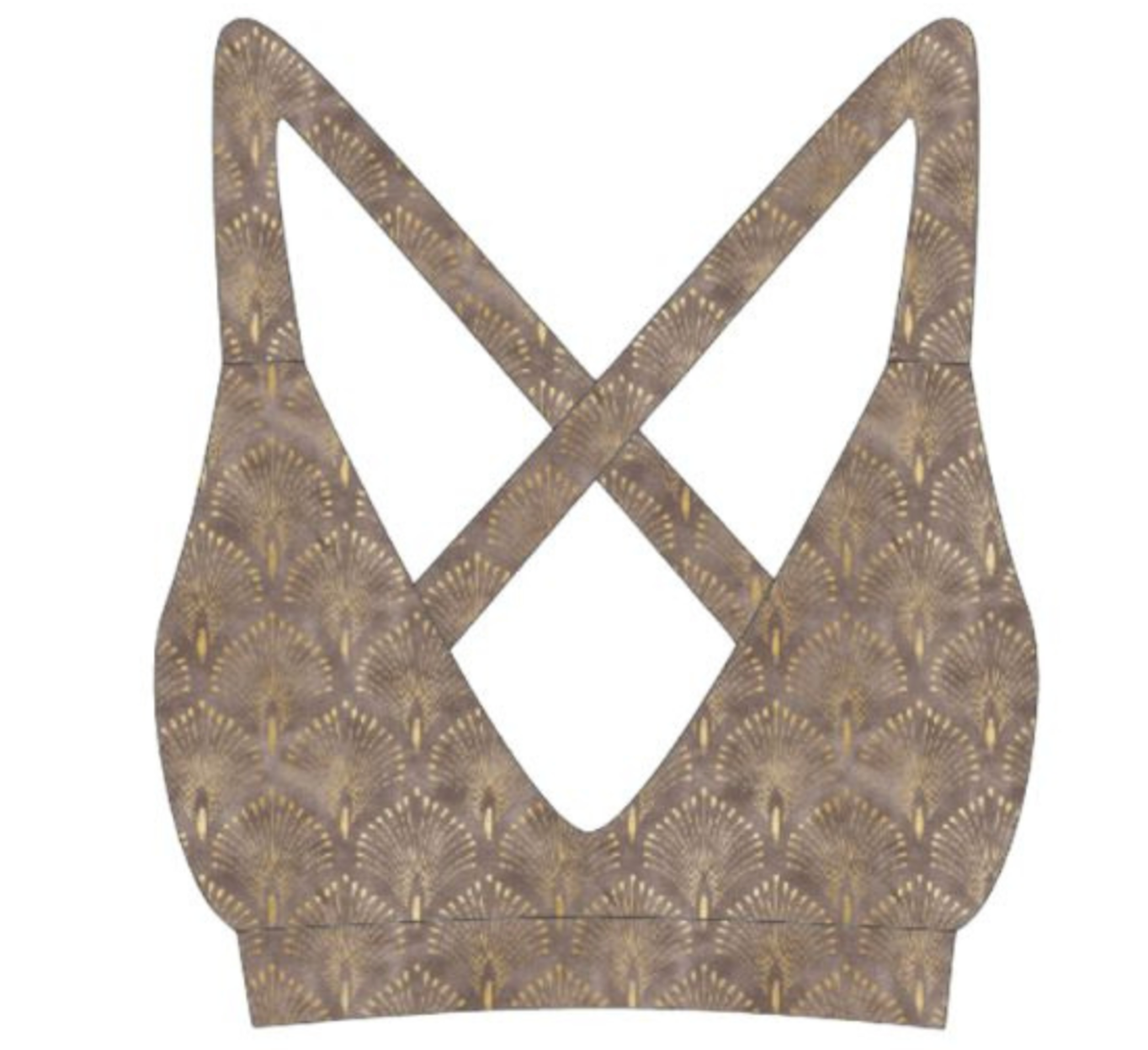 The "Parker" Women's Cross Back Bikini Top