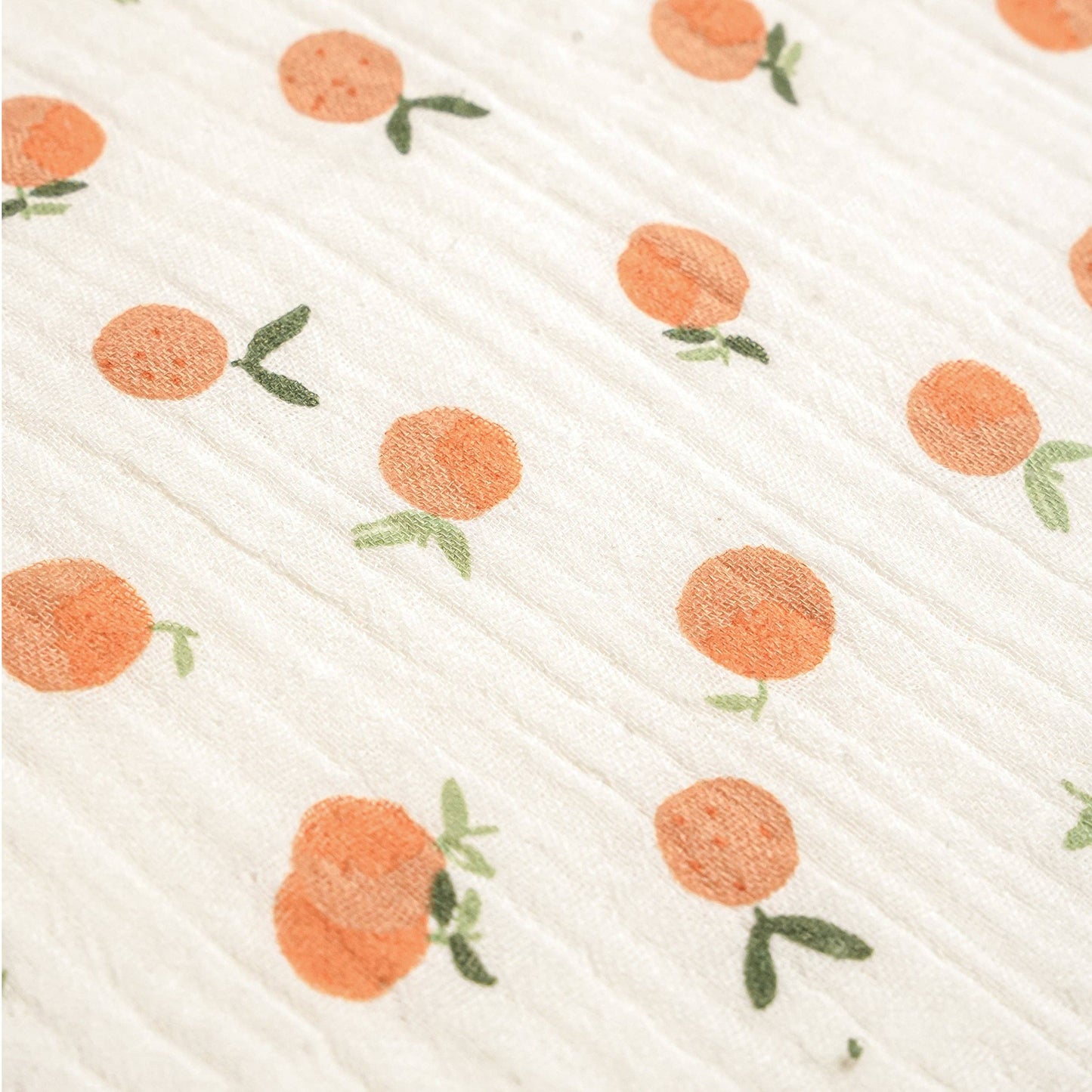 Organic Button Flutter Dress - Mandarin