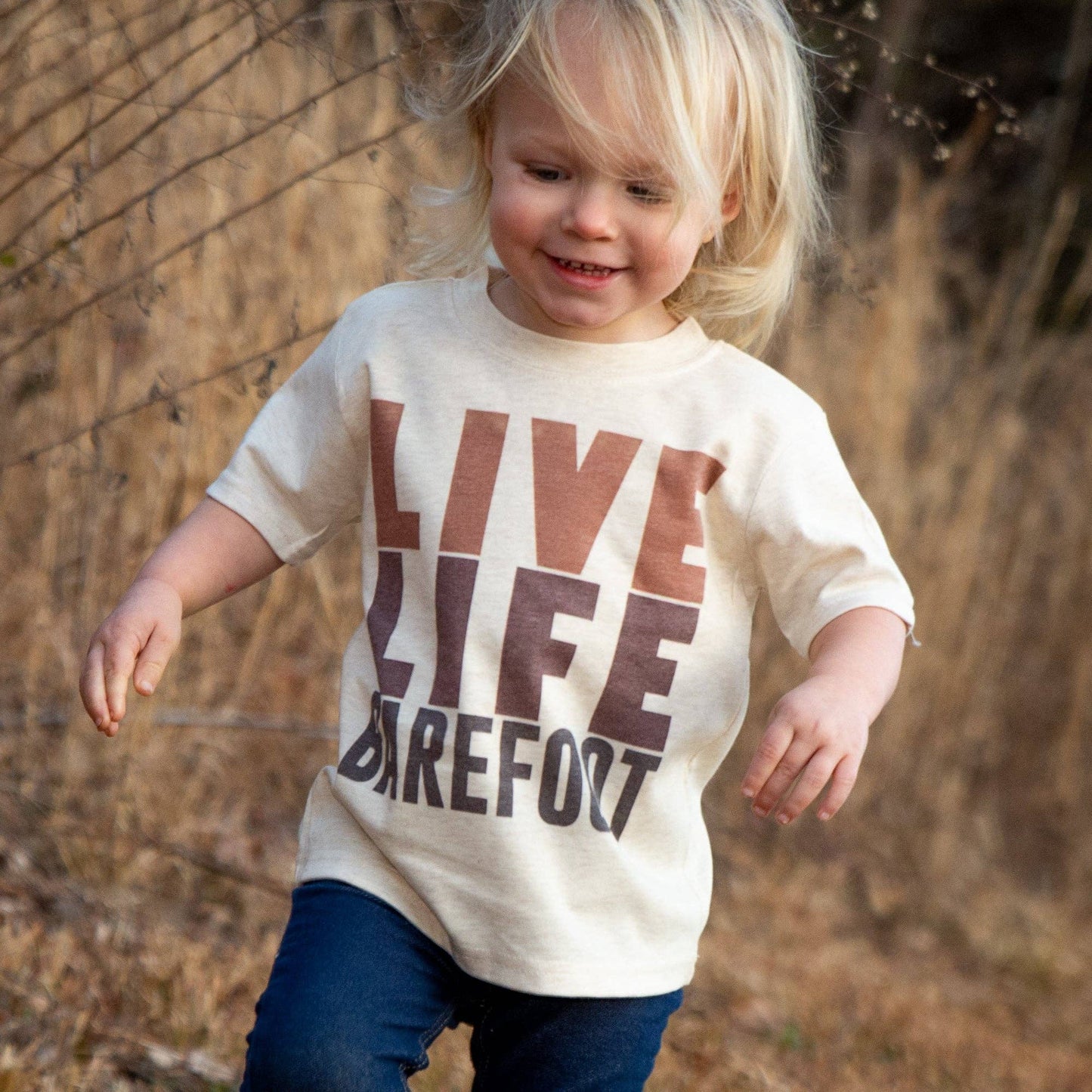 "Live Life Barefoot" Tee