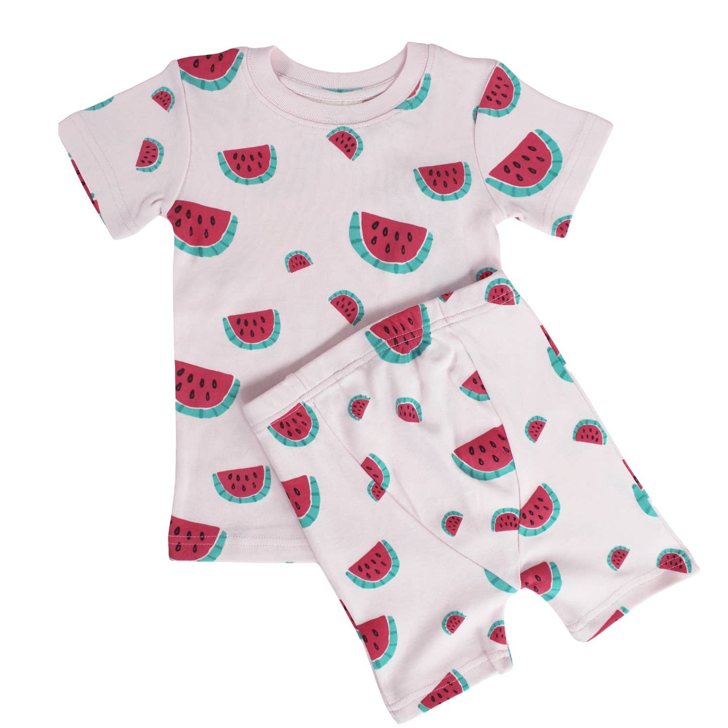 "My Jammies" Organic Kids Summer Pajamas - Watermelons