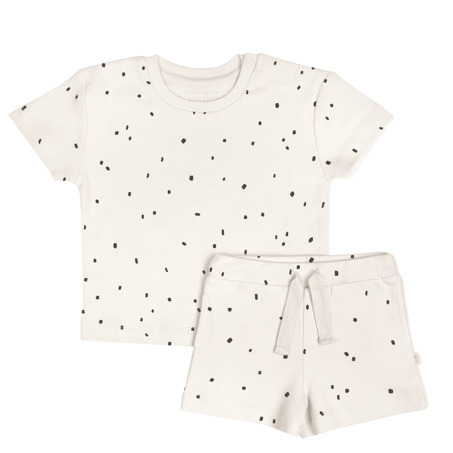 Organic Cotton Tee and Shorts Set | Pixie Dots
