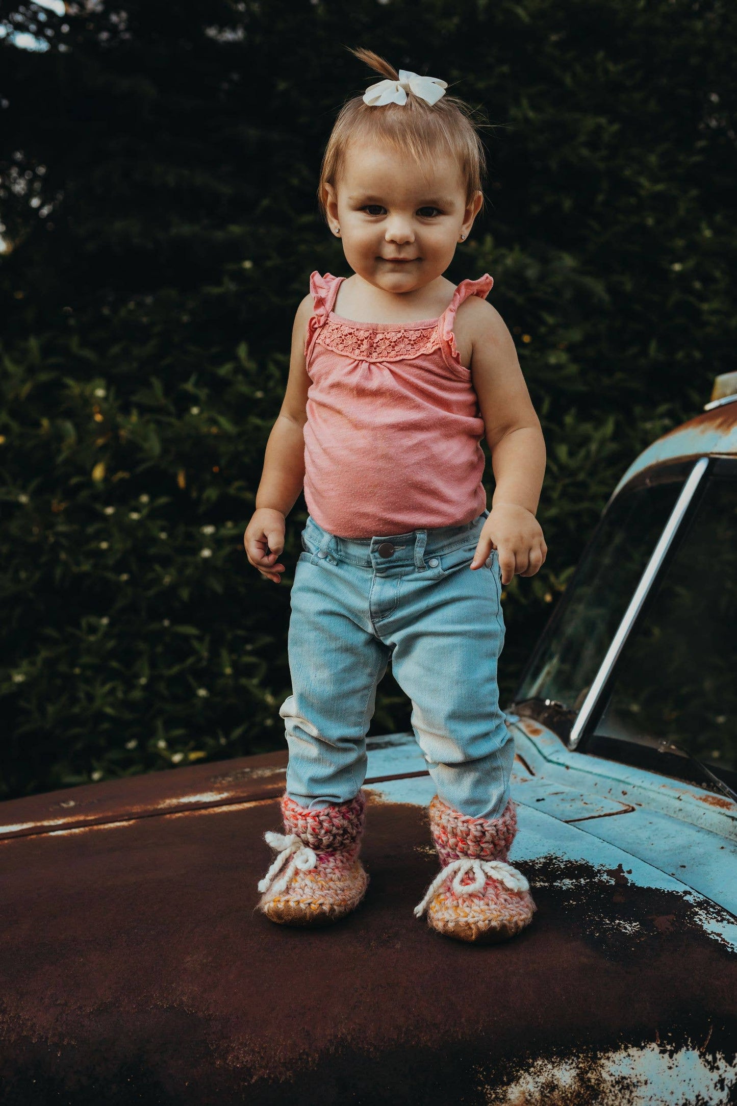 Handmade Wool Booties (Baby) - Unicorn