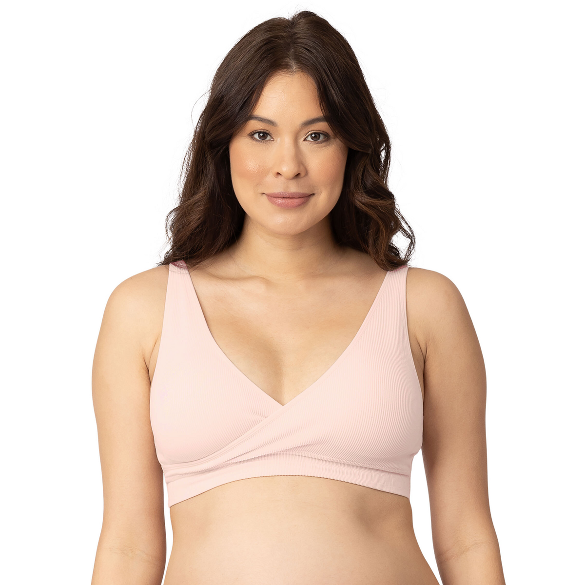 Sublime® Adjustable Crossover Nursing & Lounge Bra - Soft Pink