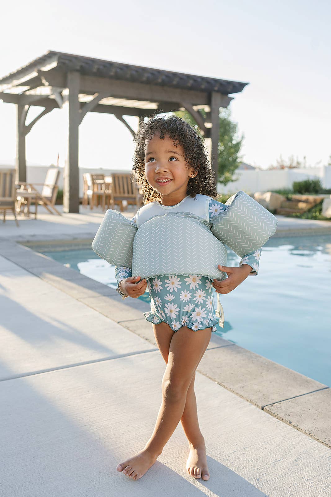 The "Chloe" Ruffle Rashguard Suit