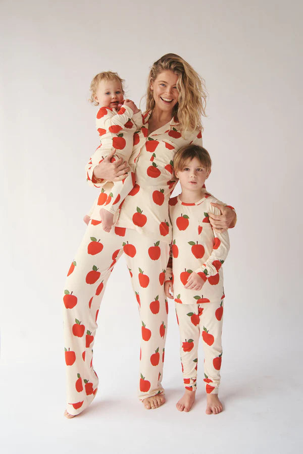 Ladies Collared Set - Apple