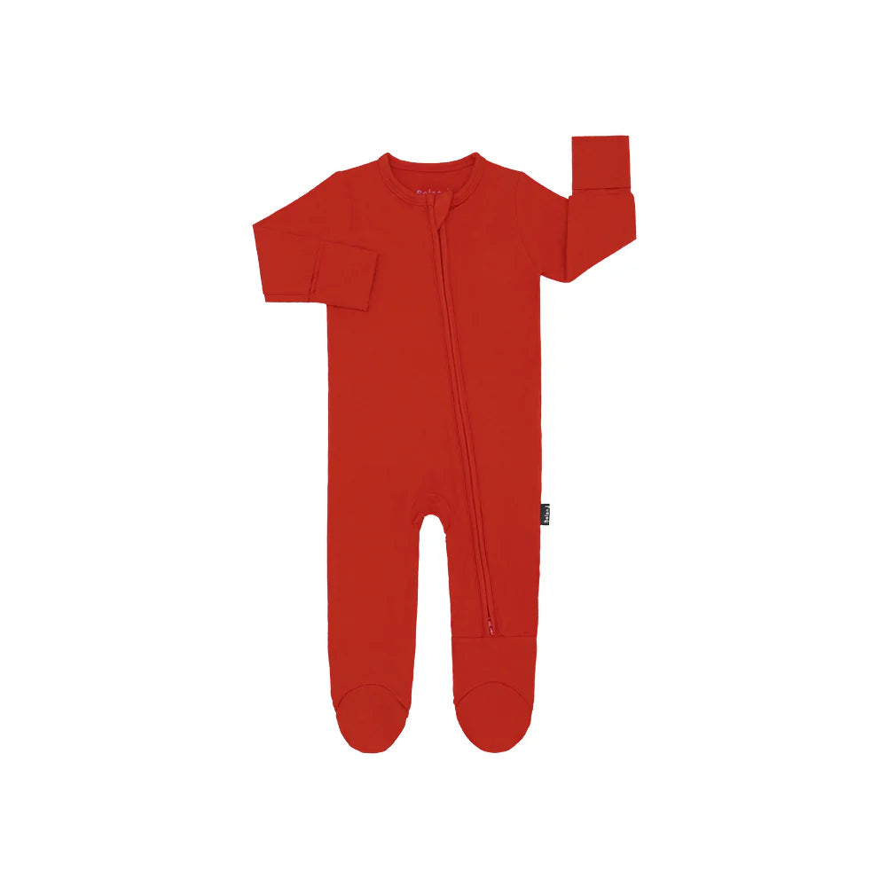 Zipper Sleeper - Santa Red