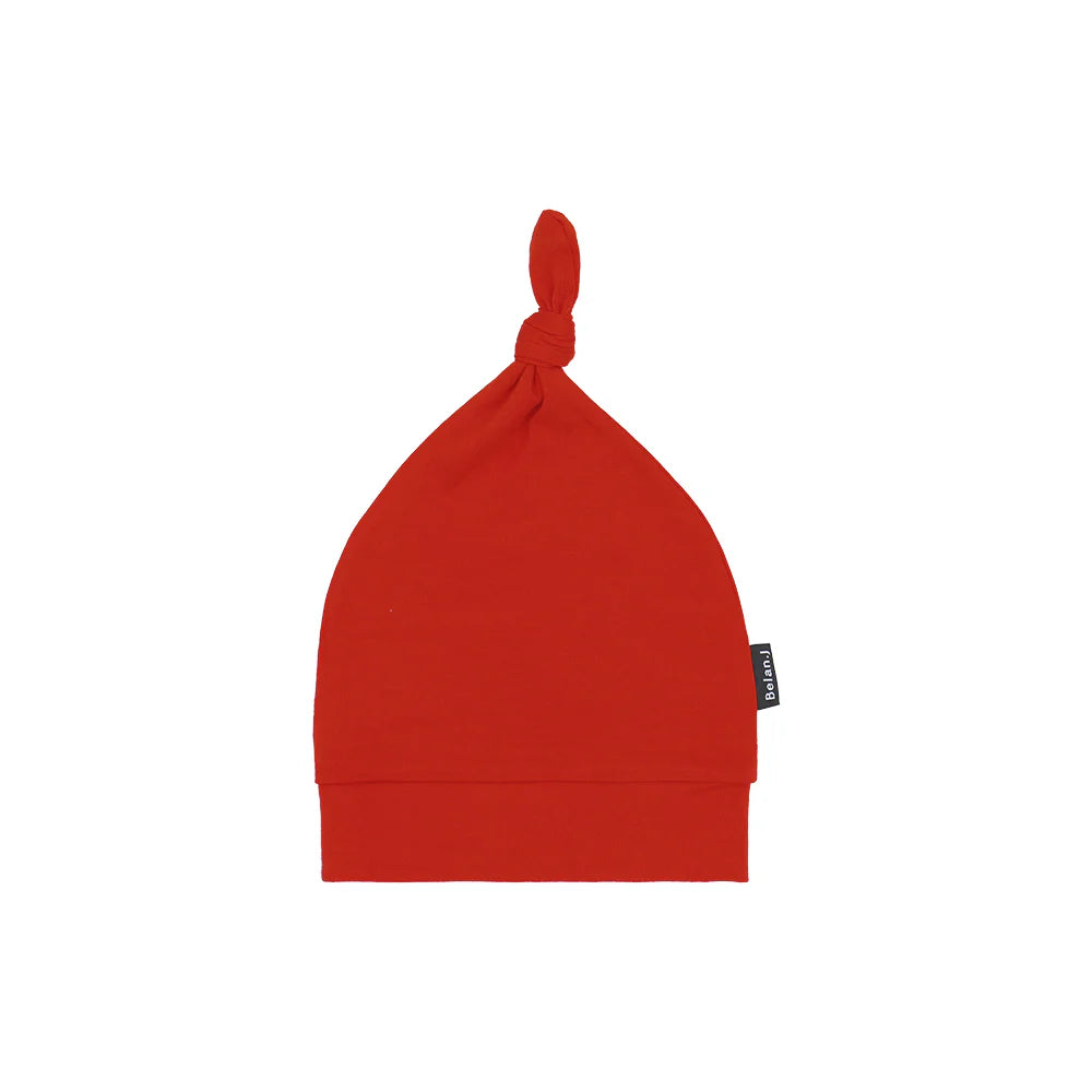 Knotted Hat - Santa Red
