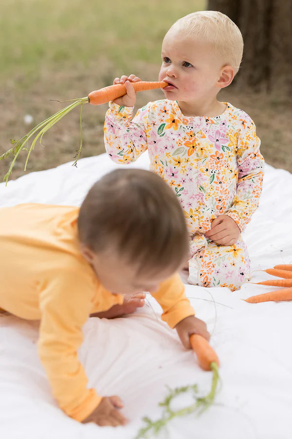 Zipper Sleeper - Creamsicle