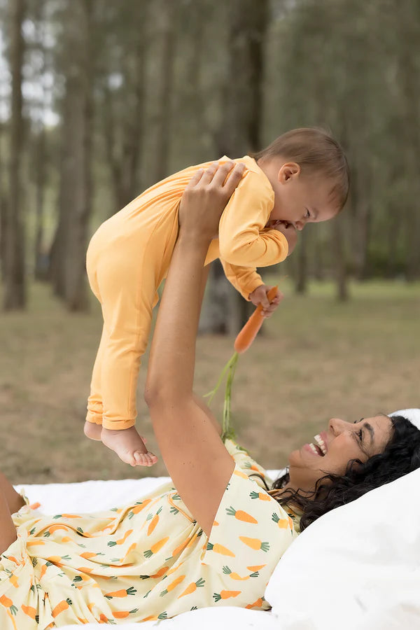 Zipper Sleeper - Creamsicle