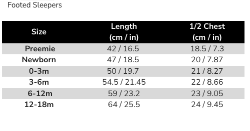 Bamboo Zipper Sleeper - Snowflakes