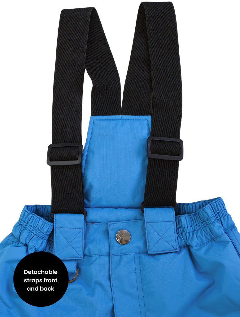 Snowrider Convertible Ski Overalls - Tide Blue