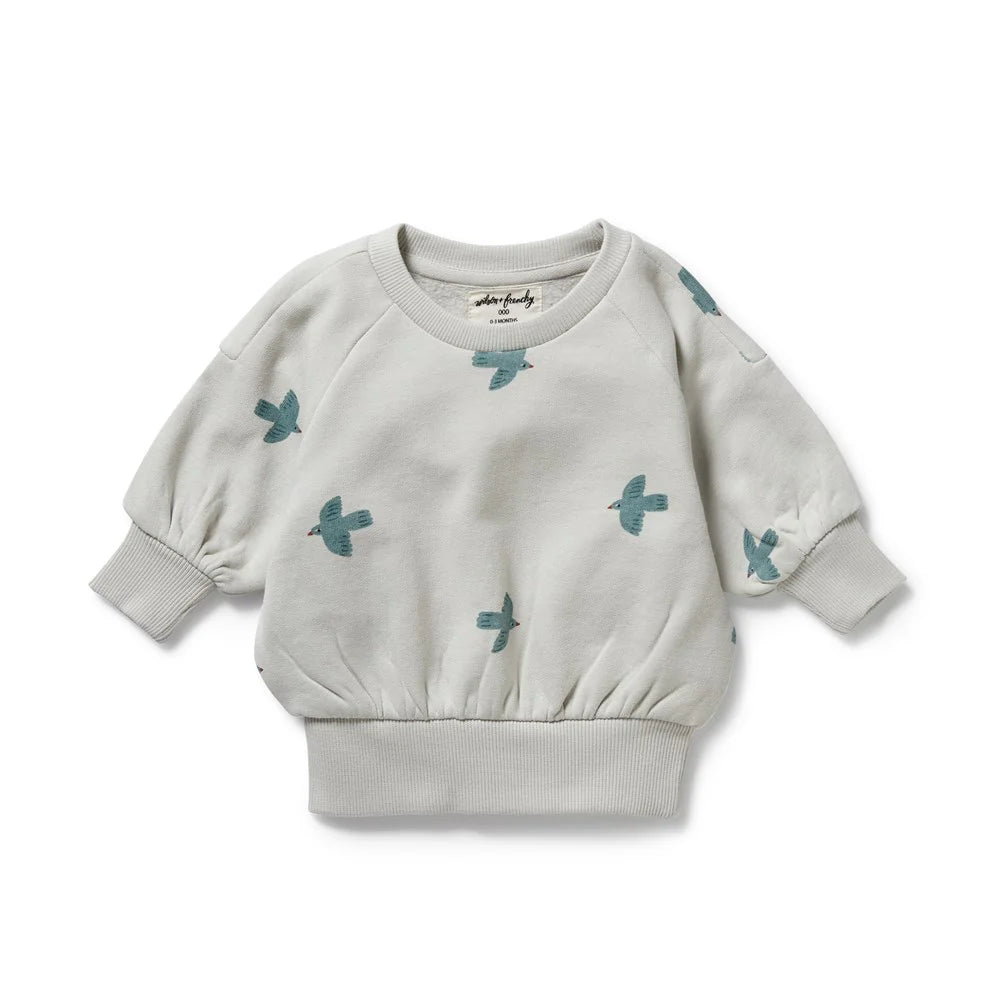 Organic Terry Sweat - Little Sparrow