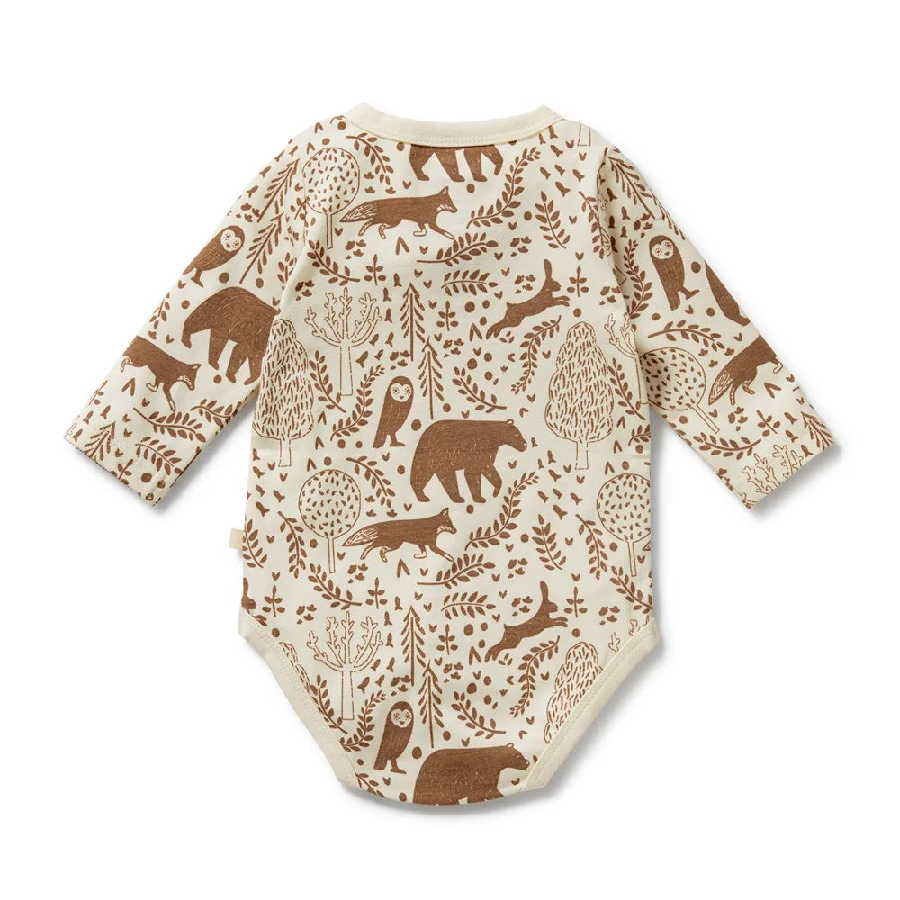 Organic Bodysuit - Winter Forest