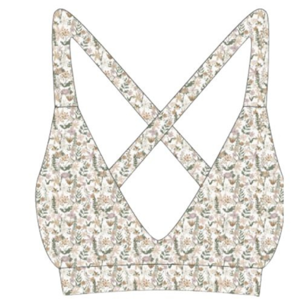 The "Zoey" Women's Cross Back Bikini Top