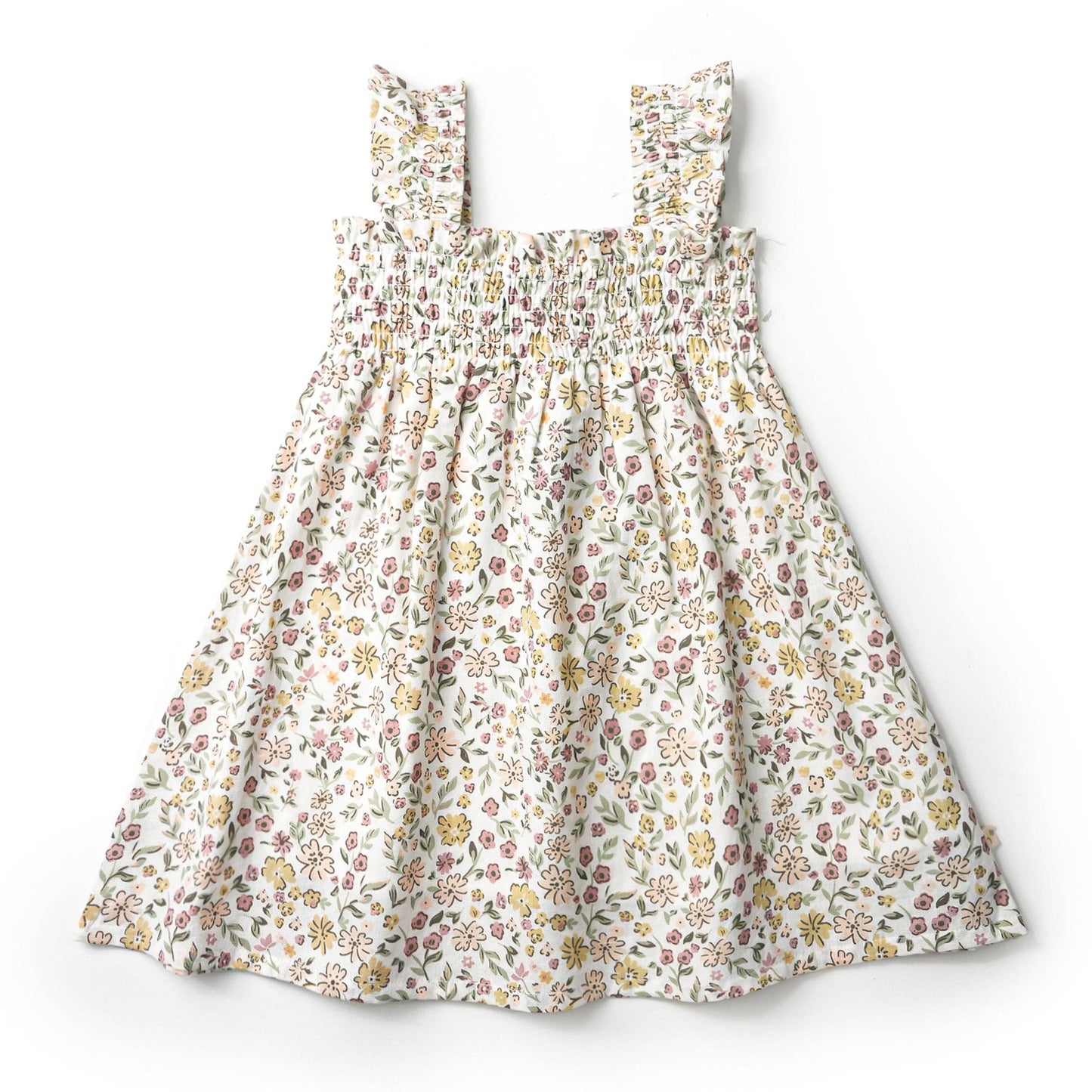 Organic Smocked Sundress - Wild Meadow