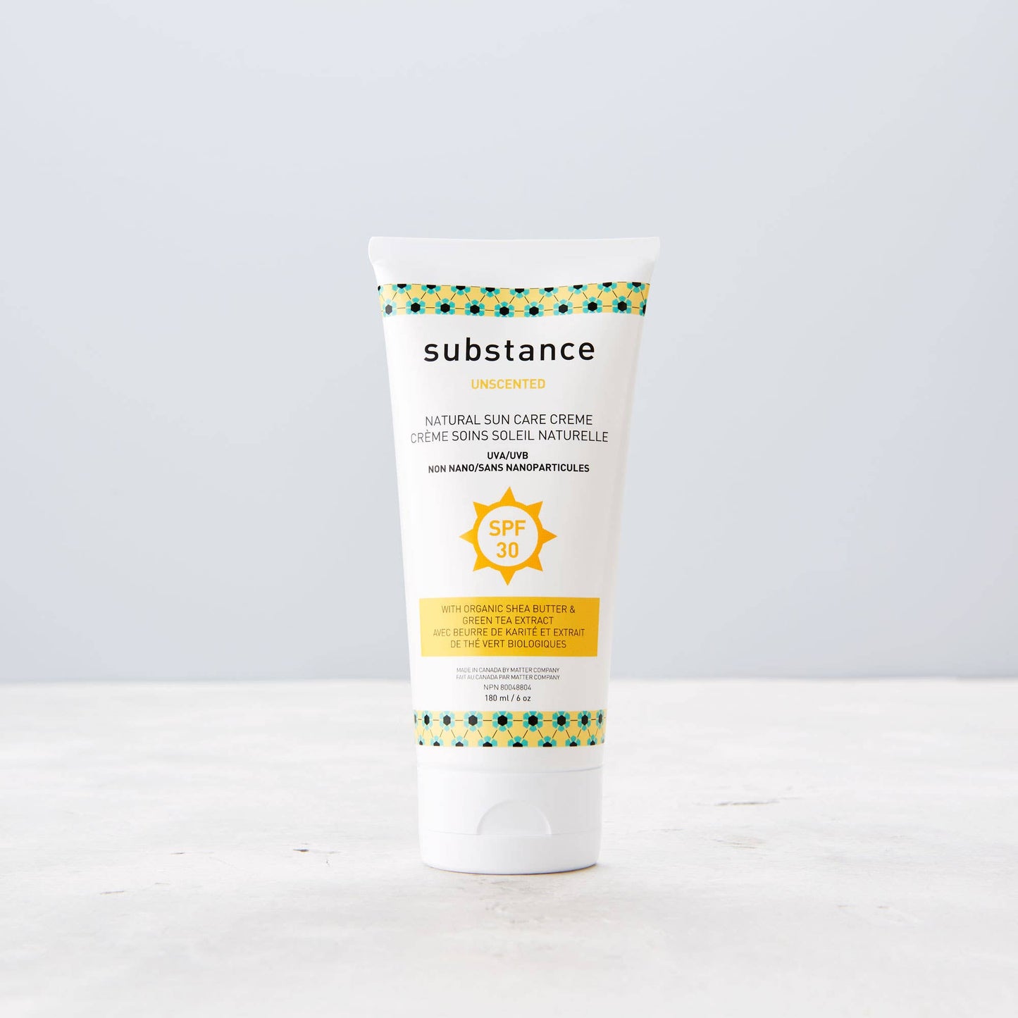 Unscented Natural Sun Care Creme - SPF 30