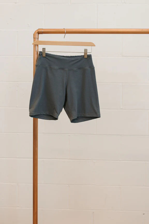 Ladies Bike Shorts - Wild Blueberry