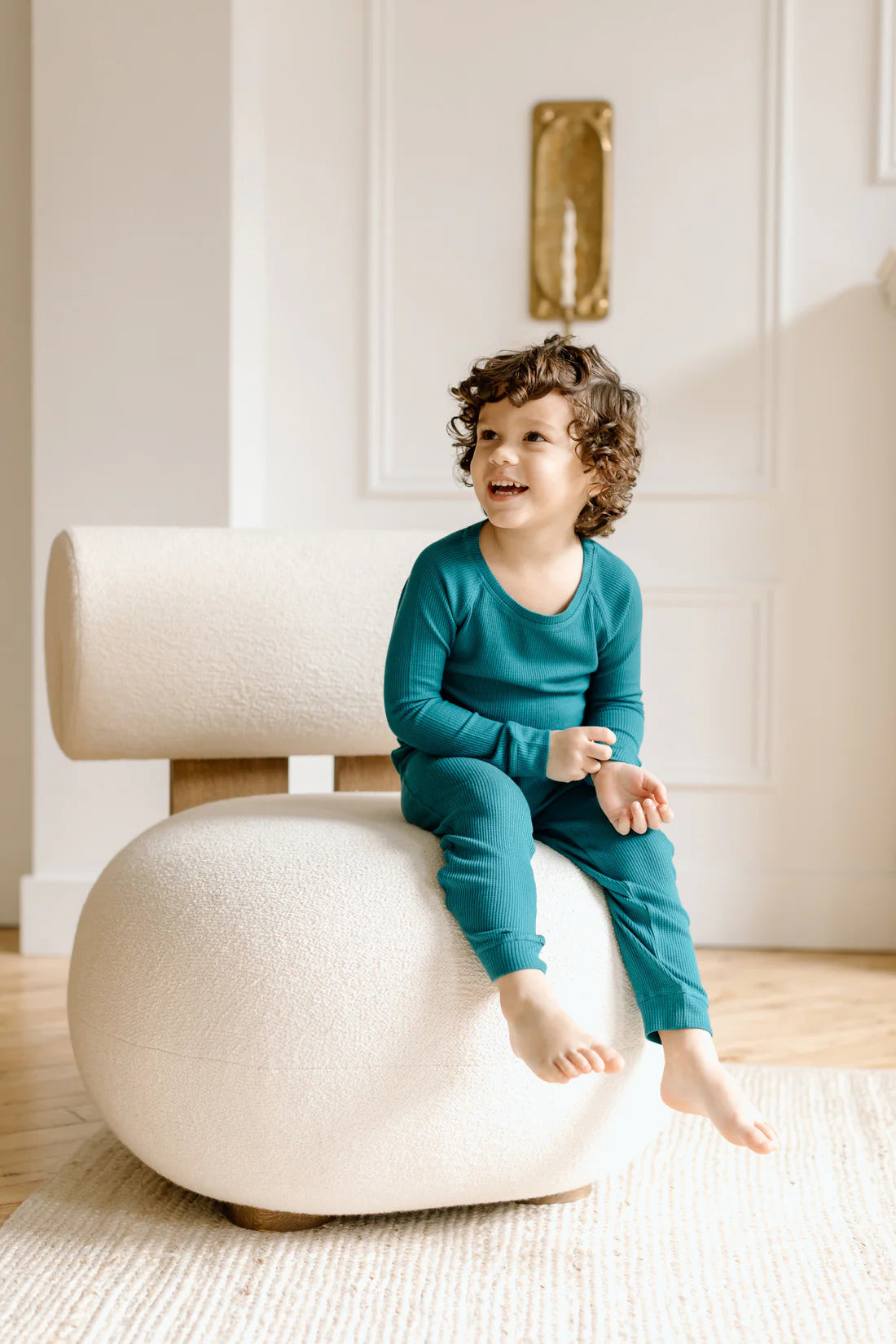 Waffle PJ Set | Peacock