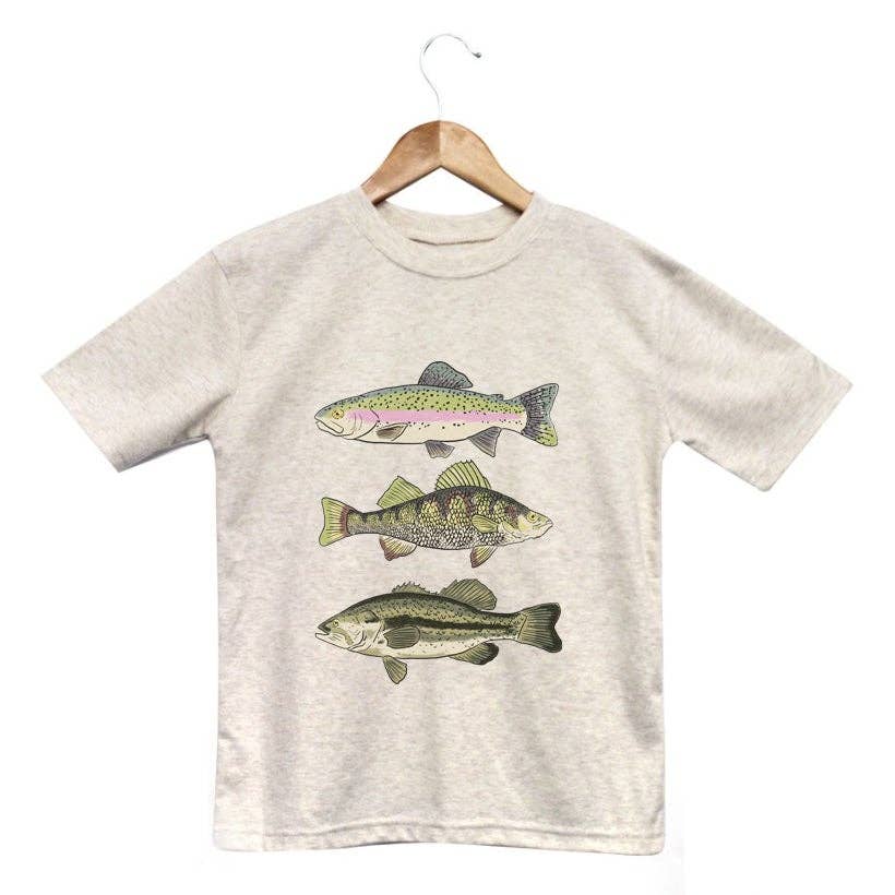 Barefoot Baby Three Fish Summer Tee - Mama + Fawn Co.-