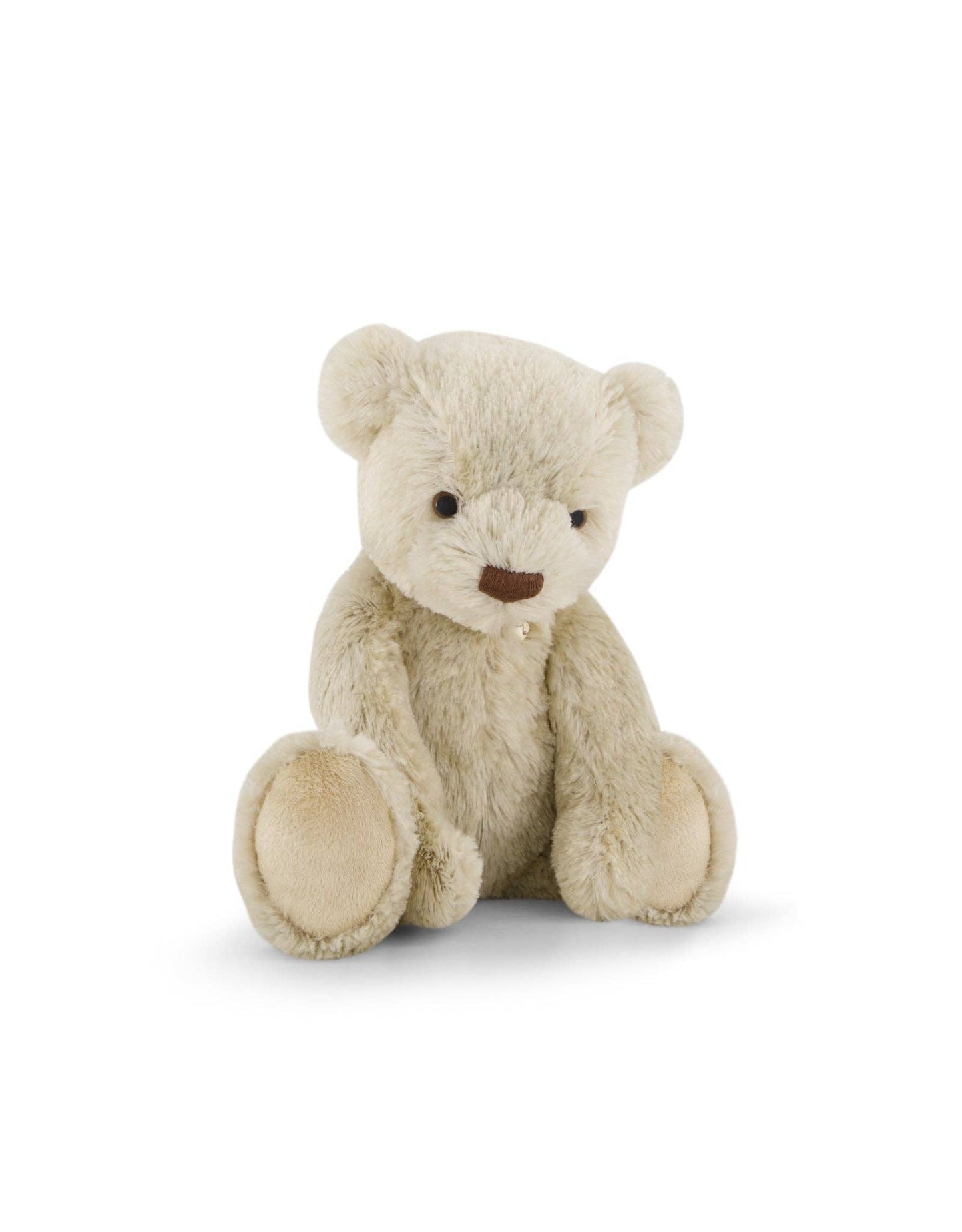 
                  
                    Beige teddy bear on a white background.
                  
                