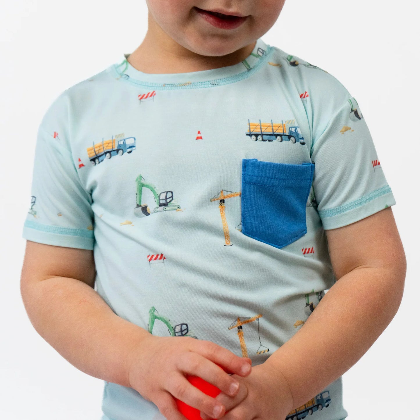 
                  
                    S/S Pocket Tee - Construction (w/Lake Blue Pocket)
                  
                