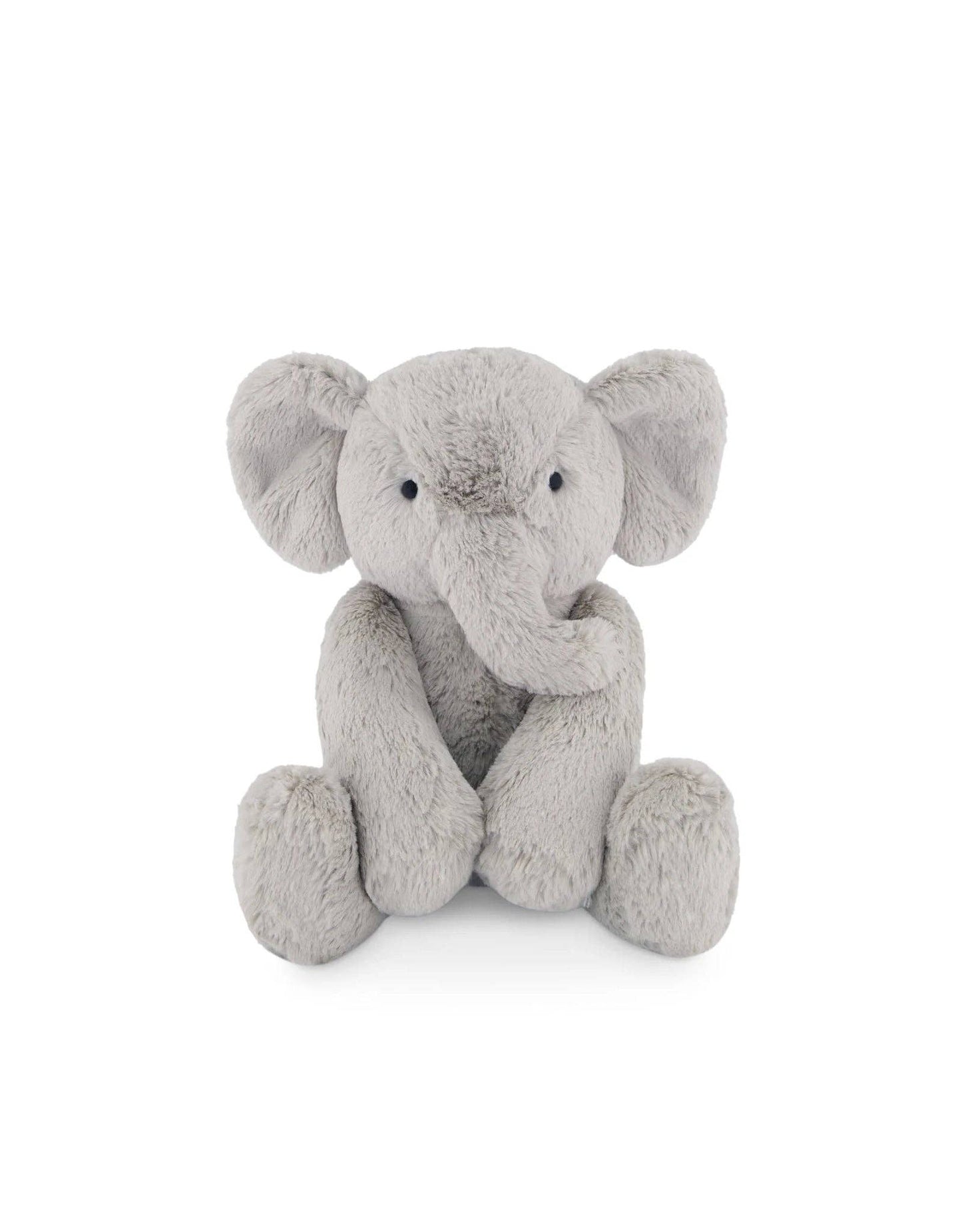 
                  
                    Plush elephant toy on a white background.
                  
                