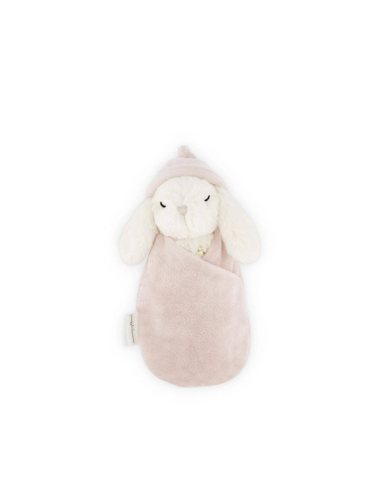 
                  
                    Plush toy rabbit in a pink outfit on a white background.
                  
                