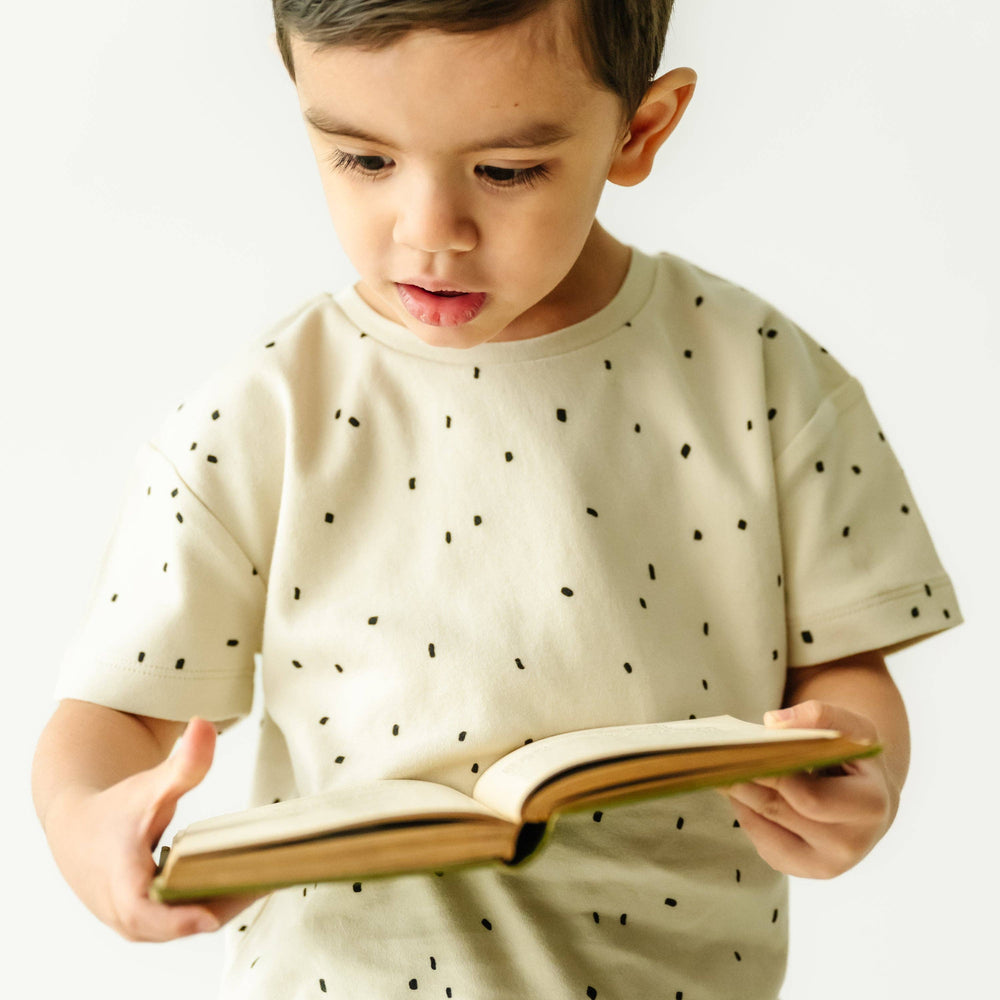 
                  
                    Organic Cotton Tee and Shorts Set | Pixie Dots
                  
                