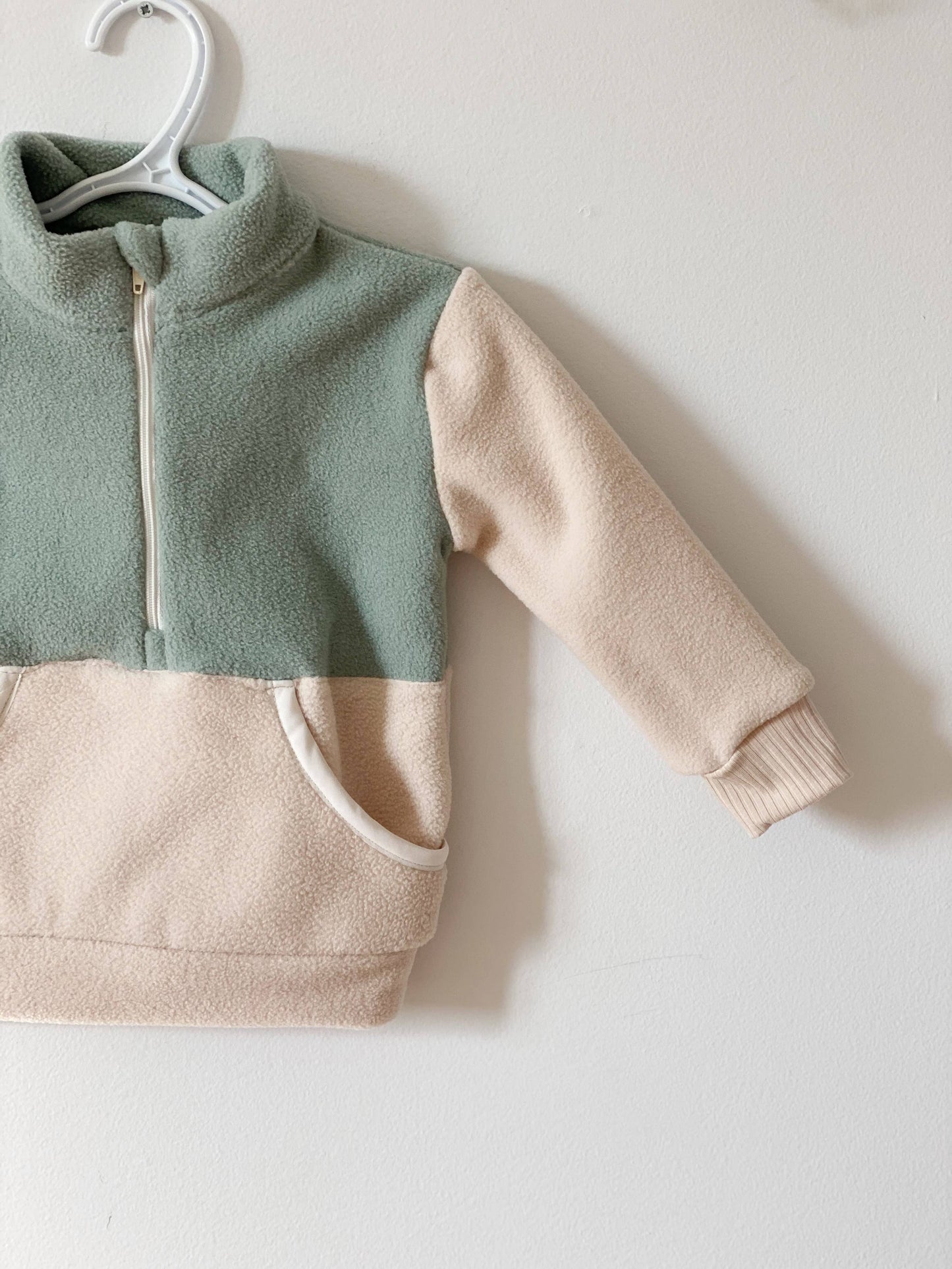 
                  
                    Polar Fleece - Ivory & Sage
                  
                