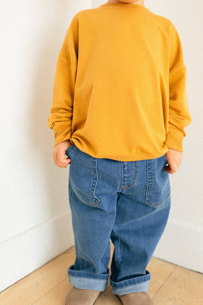 
                  
                    Kids Denim Barrel Pants
                  
                