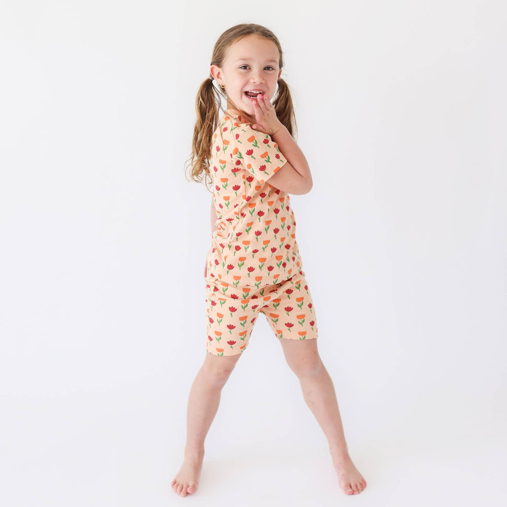 Organic Summer PJ Set | Tulips