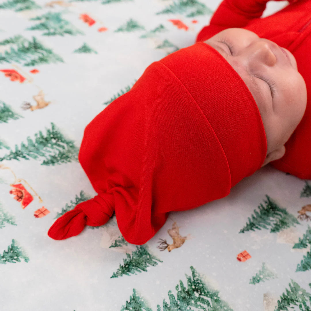 
                  
                    Knotted Hat - Santa Red
                  
                