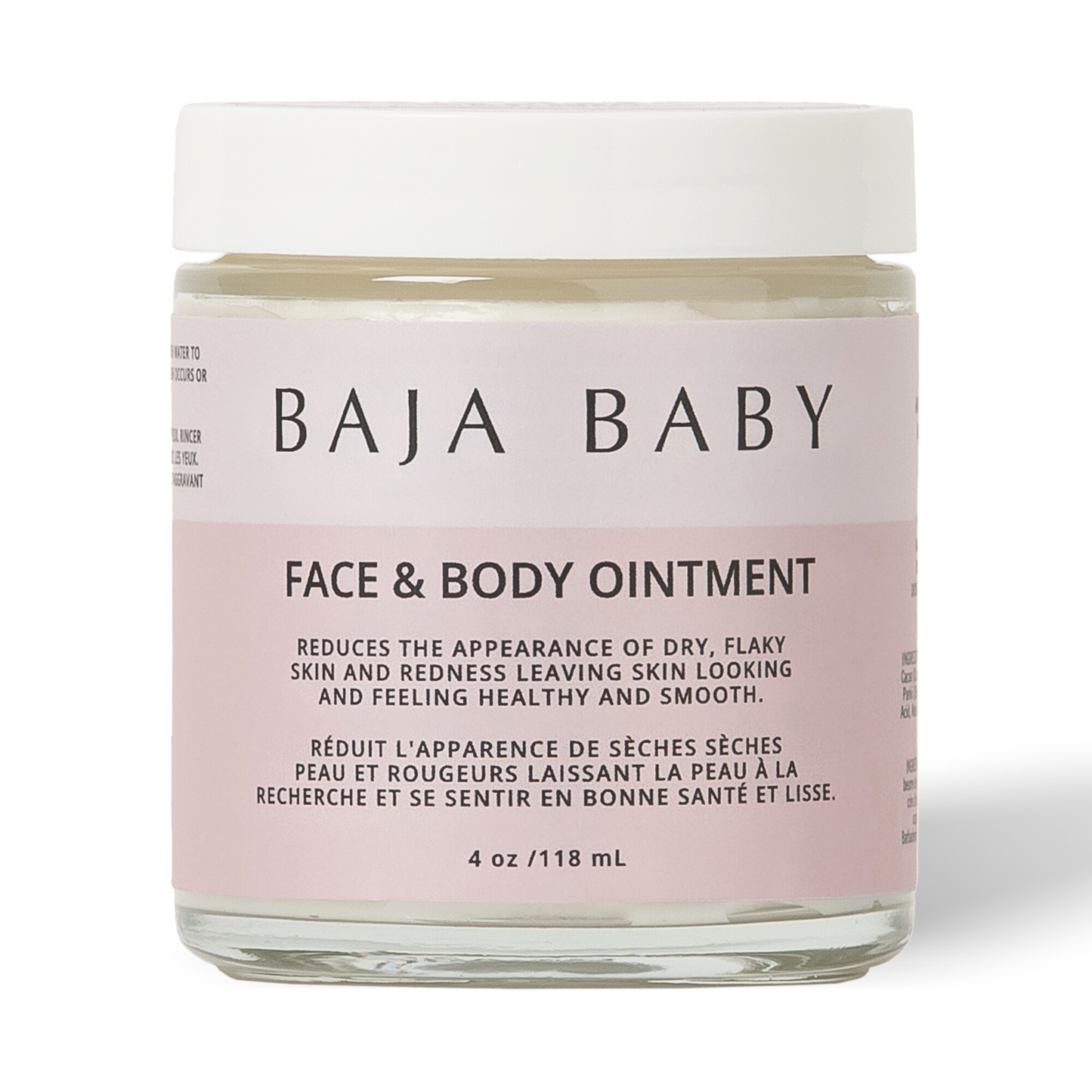 Baja Baby Face & Body Ointment jar on a white background.