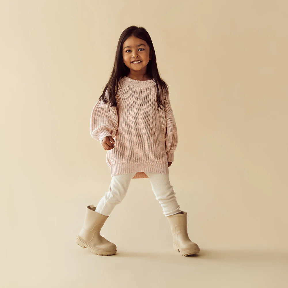 
                  
                    Organic Knitted Jumper - Fairy Floss
                  
                
