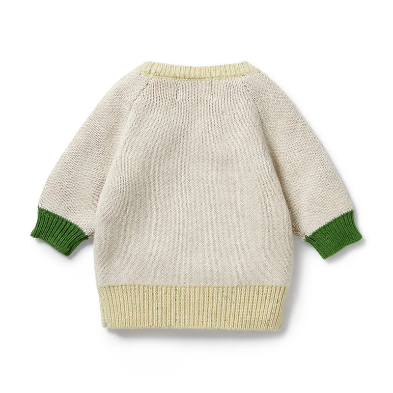 
                  
                    Almond Knitted Jacquard Jumper
                  
                