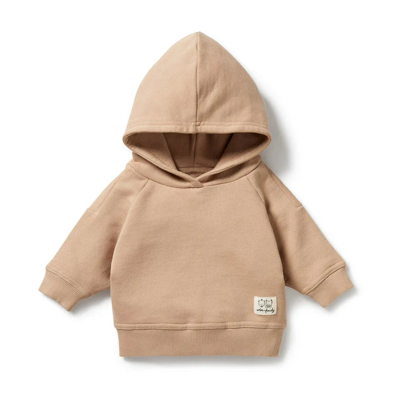 Caramel Organic Terry Hooded Sweater