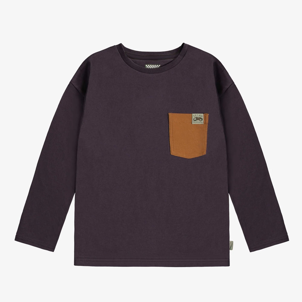 Plum L/S T-shirt in Jersey