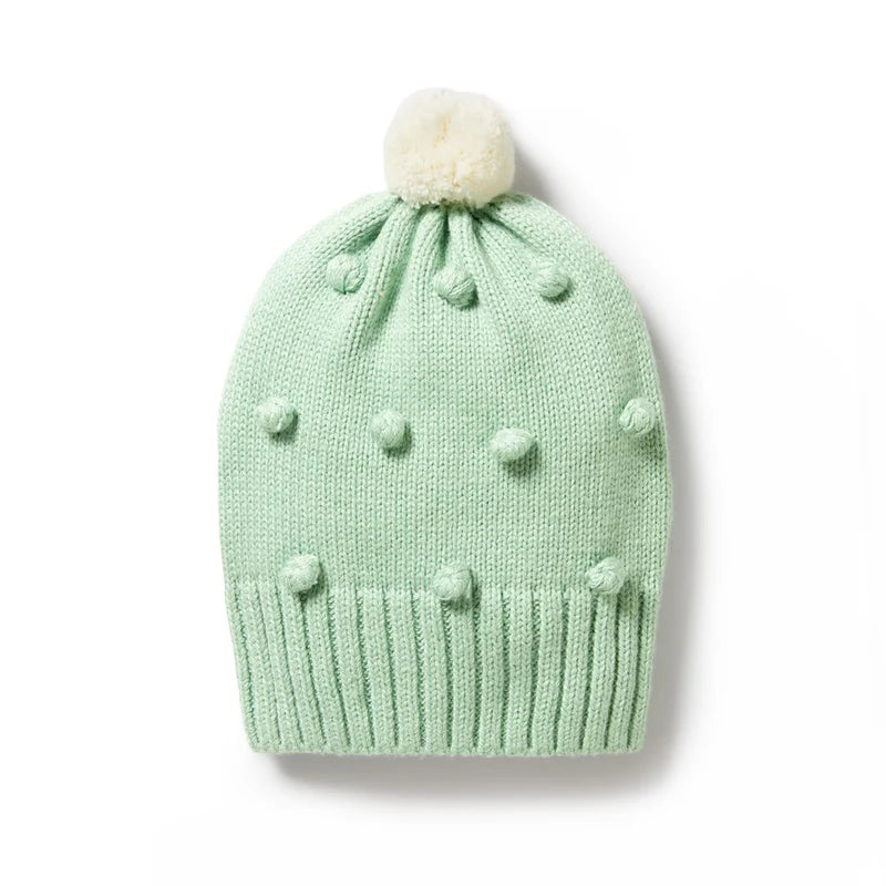 
                  
                    Mint Green Knitted Bauble Hat
                  
                