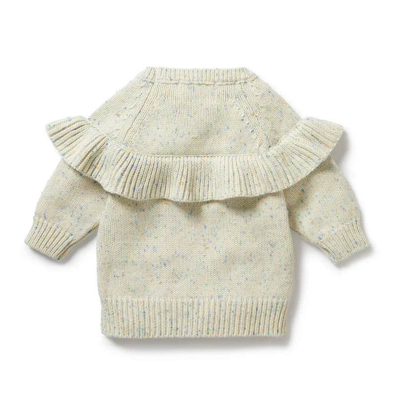 
                  
                    Dew Fleck Knitted Ruffle Jumper
                  
                