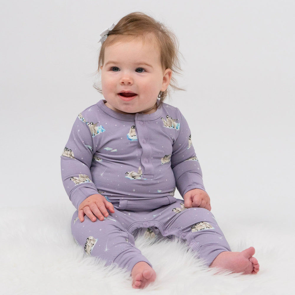 
                  
                    Long Sleeves Pocket Romper - Penguins (Periwinkle)
                  
                