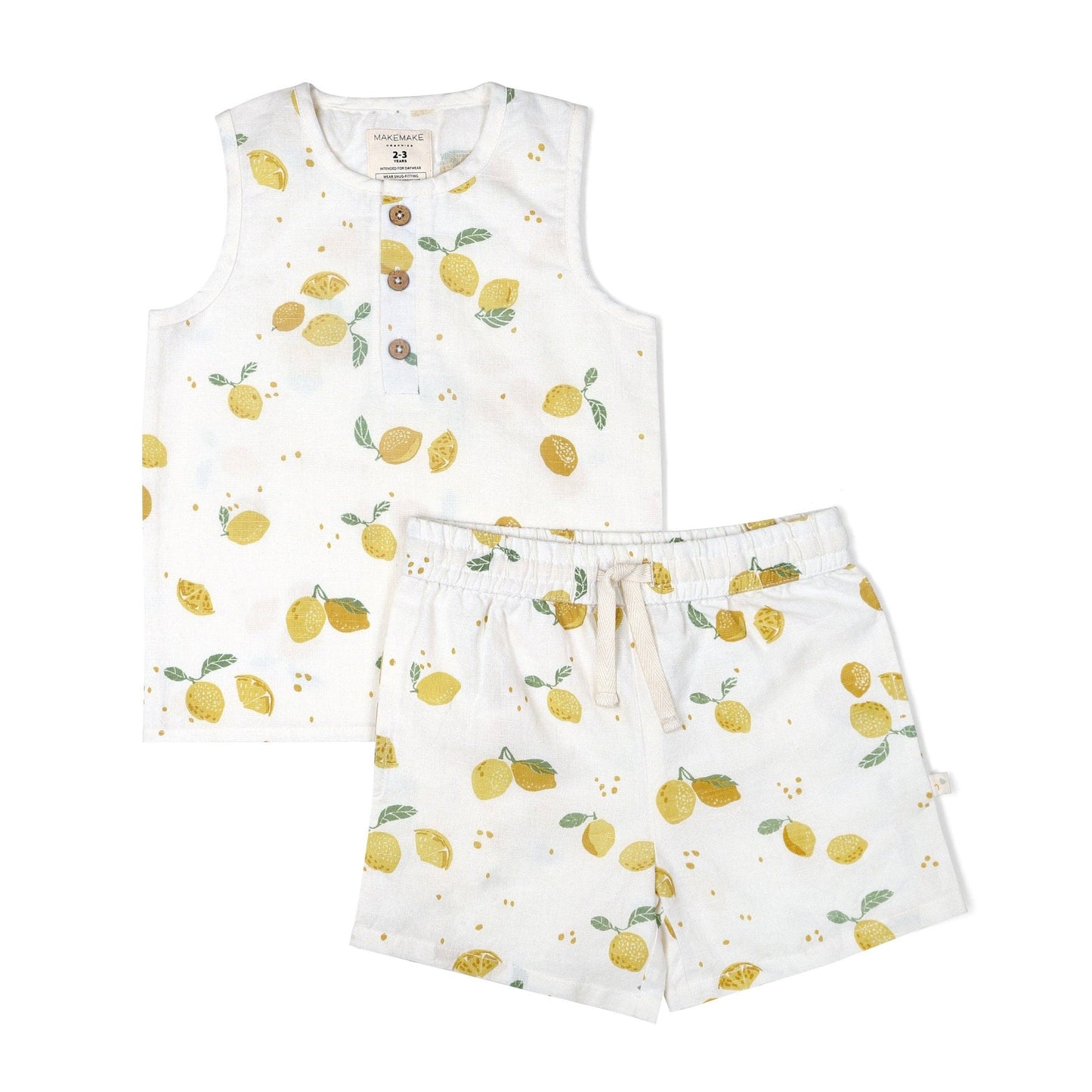 
                  
                    Organic Cotton Tank and Shorts Set | Citron
                  
                