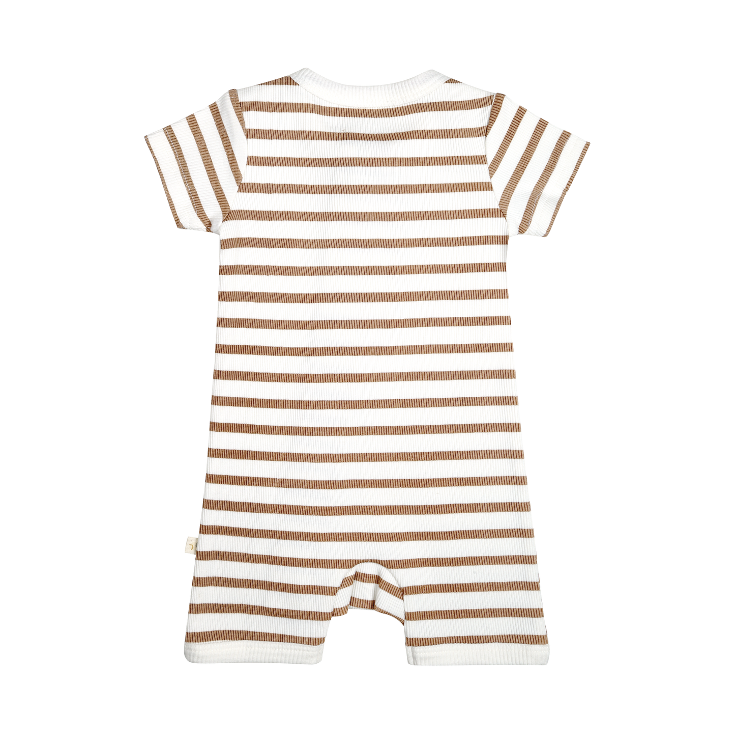 
                  
                    Organic Cotton Short Zip Romper | Stripes
                  
                