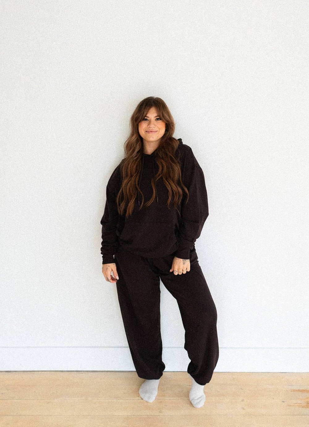 Adult Fleece Hoodie - Espresso