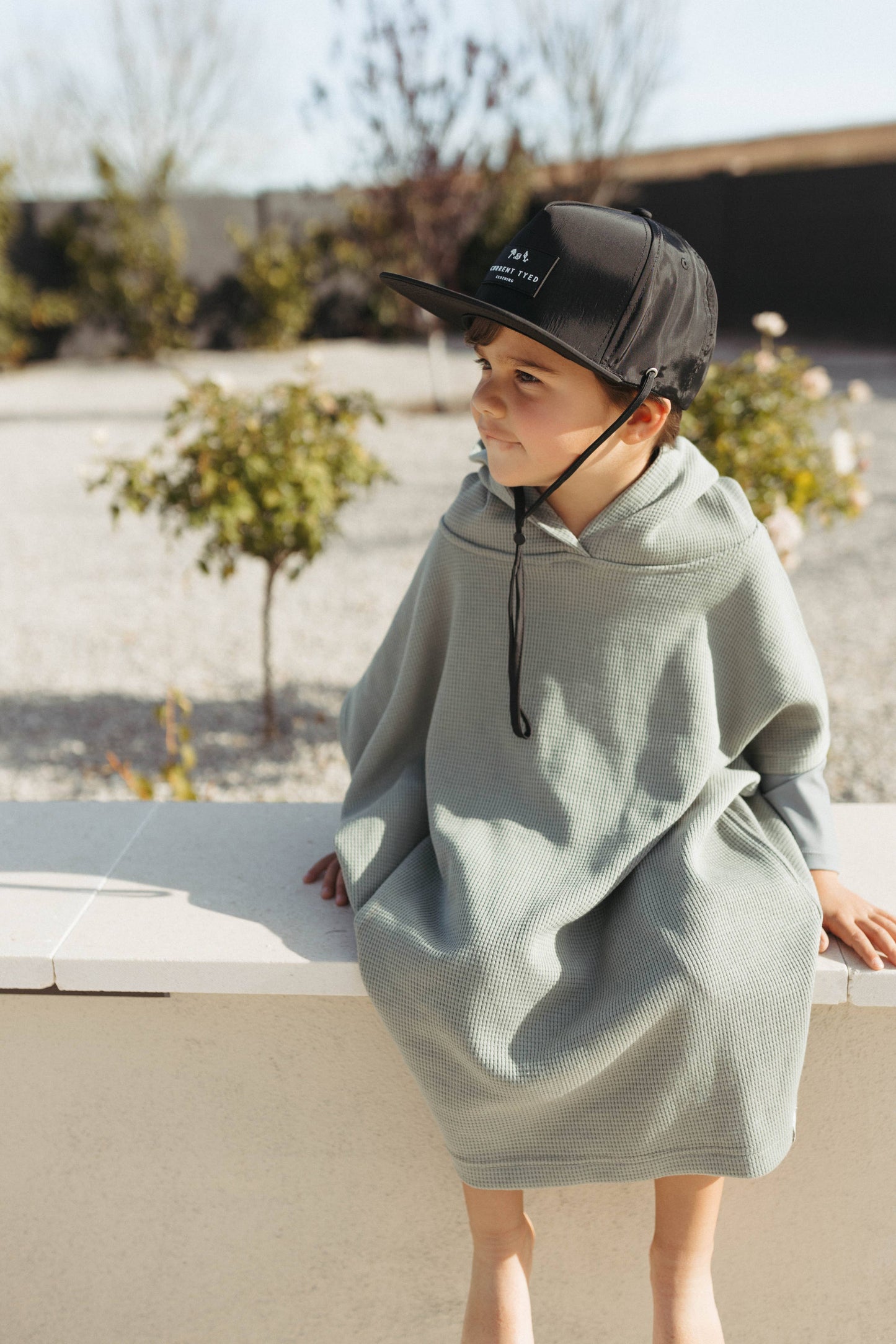 
                  
                    Waffle Beach Poncho: Sage Green
                  
                