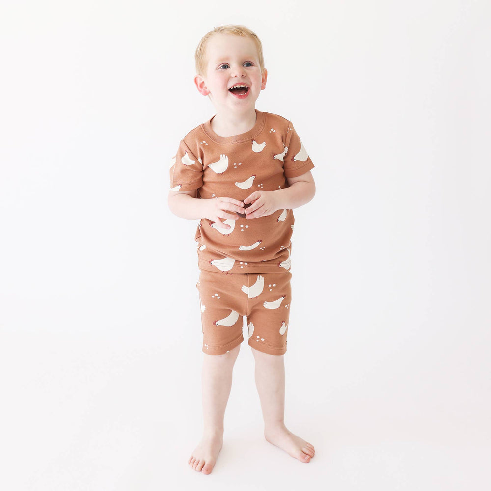 Organic Summer PJ Set | Chicken