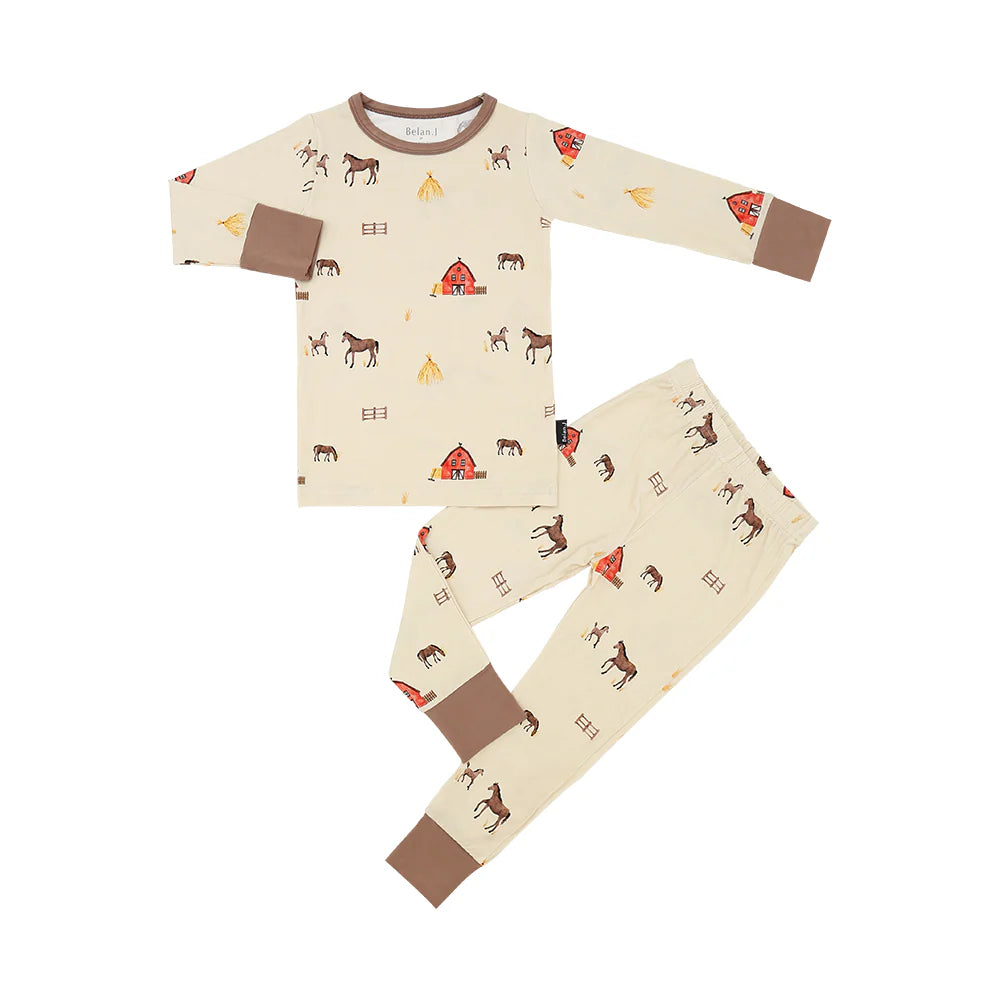 L/S PJ Set - Hay Neighbour
