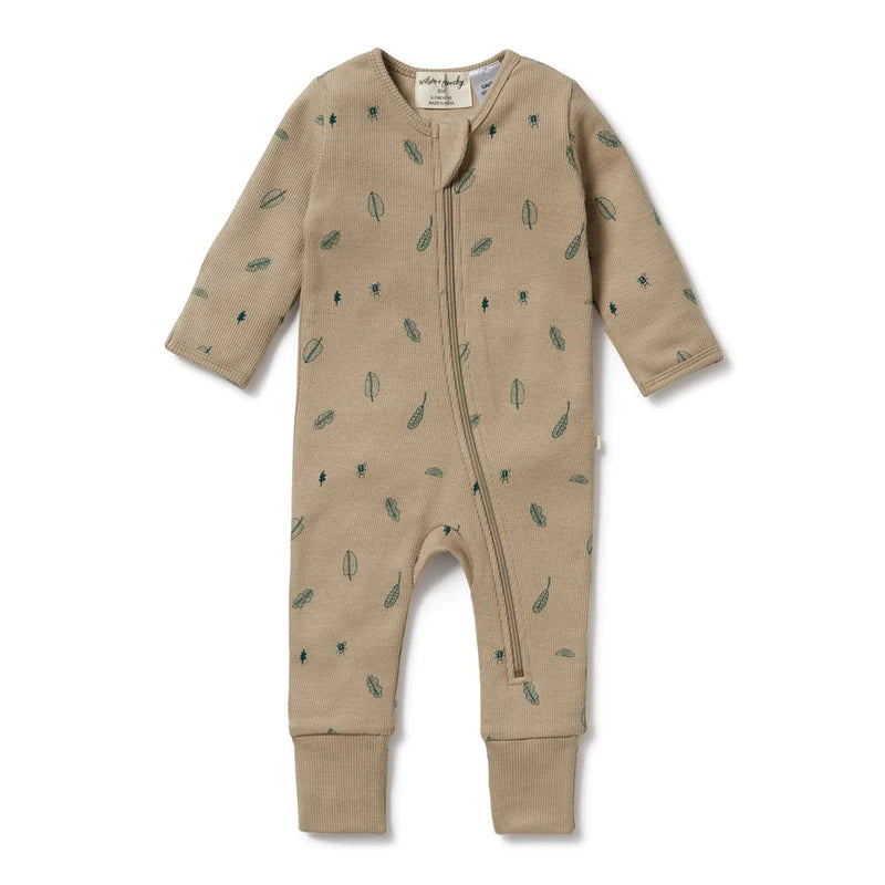 Organic Cotton Sleeper | Jungle Leaf