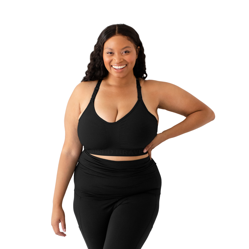 Sublime® Low Impact Nursing Sports Bra | Black