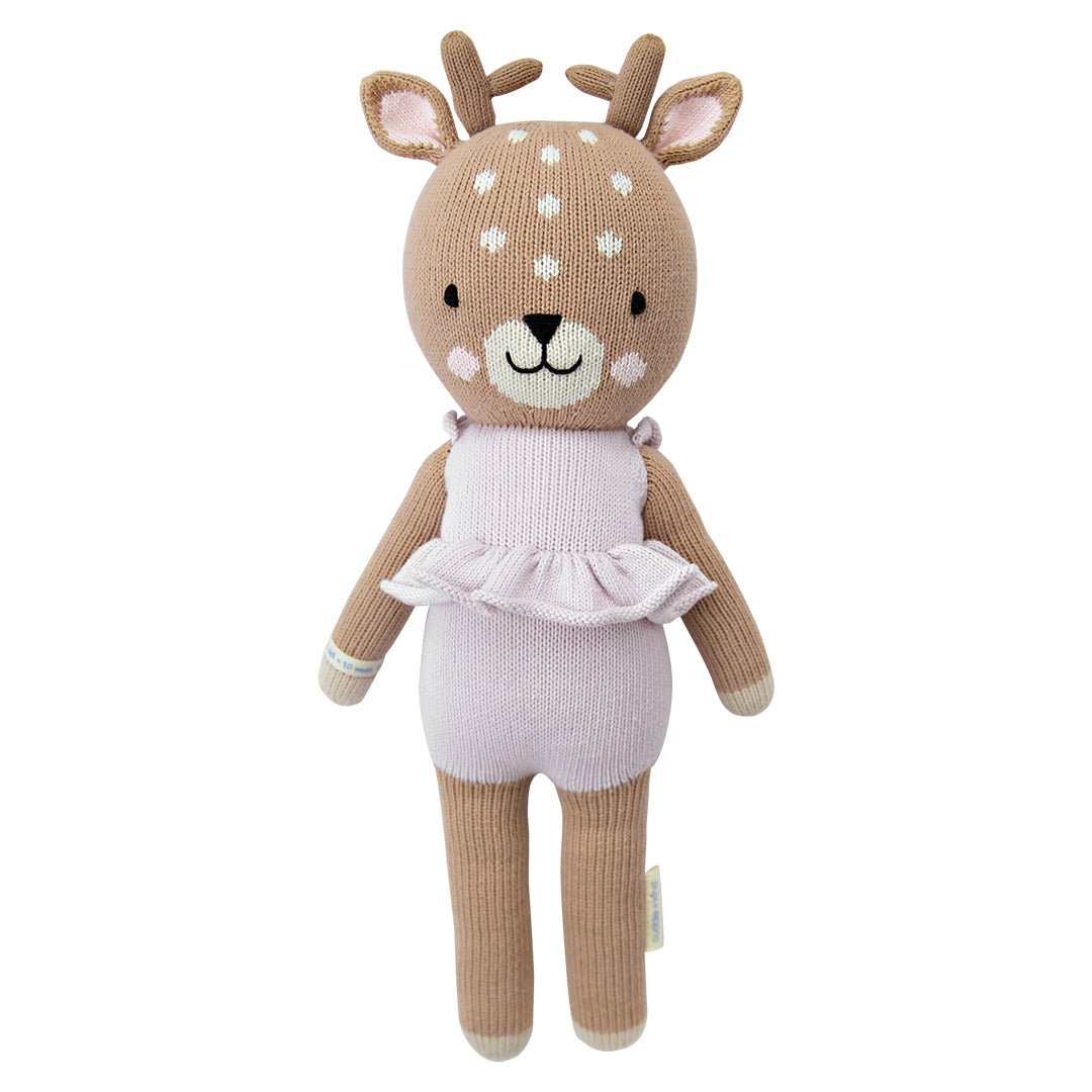 
                  
                    Cuddle + Kind Violet the Fawn, little - 13" - Mama + Fawn Co.-
                  
                