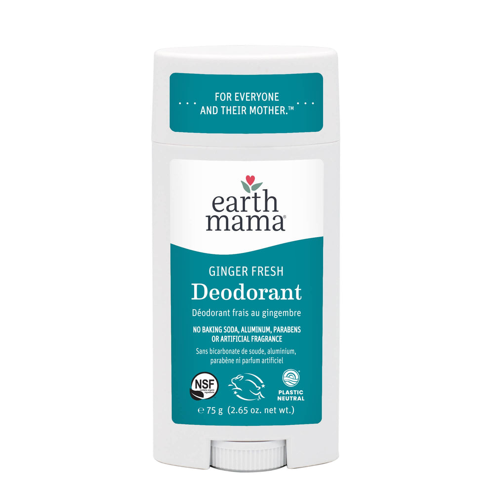 Earth Mama Organics Ginger Fresh Deodorant - Mama + Fawn Co.-